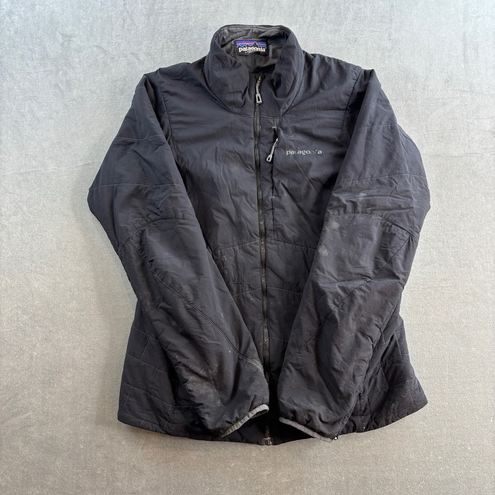 Patagonia Nano Air Jacket Insulated Lightweight Logo Embroidery Black Size XL